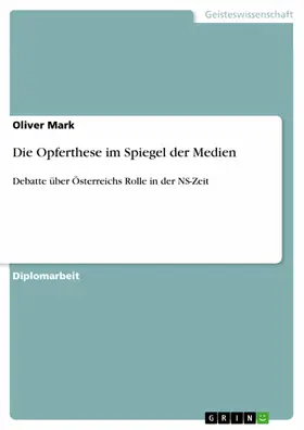 Mark | Die Opferthese im Spiegel der Medien | E-Book | sack.de