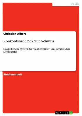 Albers |  Konkordanzdemokratie Schweiz | eBook | Sack Fachmedien