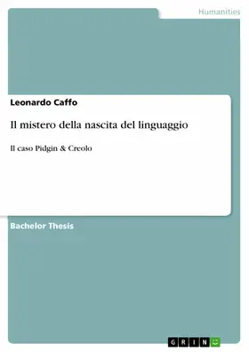 Caffo |  Il mistero della nascita del linguaggio | eBook | Sack Fachmedien