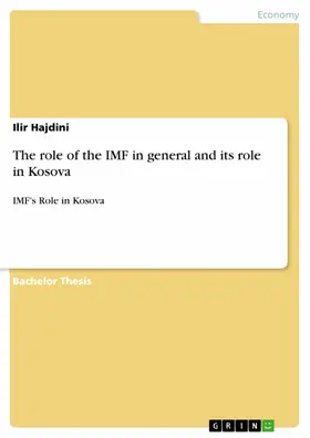 Hajdini |  The role of the IMF in general and its role in Kosova | eBook | Sack Fachmedien