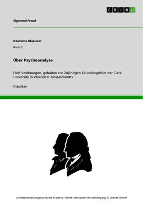 Freud |  Über Psychoanalyse | eBook | Sack Fachmedien