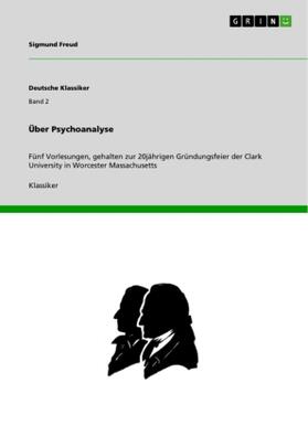 Freud |  Über Psychoanalyse | Buch |  Sack Fachmedien