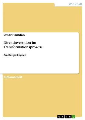 Hamdan |  Direktinvestition im Transformationsprozess | eBook | Sack Fachmedien