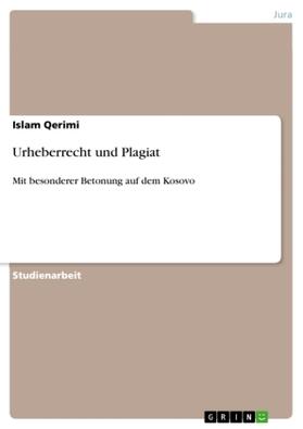 Qerimi |  Urheberrecht und Plagiat | Buch |  Sack Fachmedien