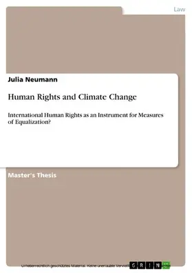 Neumann |  Human Rights and Climate Change | eBook | Sack Fachmedien