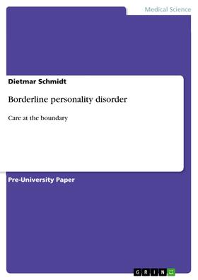 Schmidt |  Borderline personality disorder | eBook | Sack Fachmedien