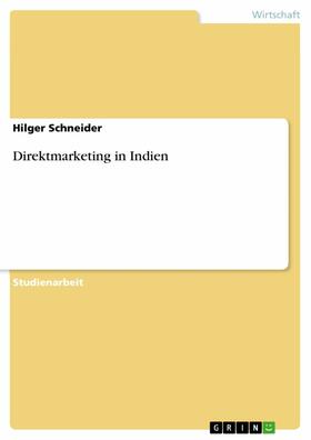 Schneider |  Direktmarketing in Indien | eBook | Sack Fachmedien