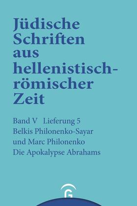 Philonenko-Sayar / Philonenko / Georg Kümmel |  Die Apokalypse Abrahams | eBook | Sack Fachmedien