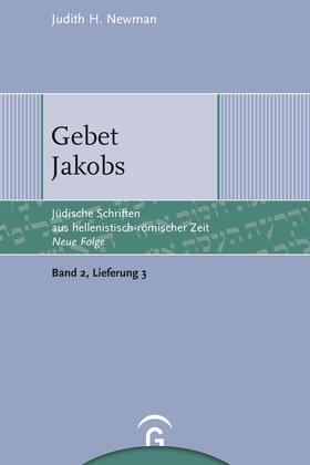 Newman / Lichtenberger / S. Oegema |  Gebet Jakobs | eBook | Sack Fachmedien