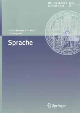 Felder |  Sprache | eBook | Sack Fachmedien