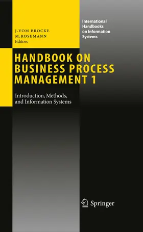 vom Brocke / Rosemann |  Handbook on Business Process Management 1 | eBook | Sack Fachmedien