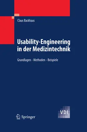 Backhaus |  Usability-Engineering in der Medizintechnik | eBook | Sack Fachmedien