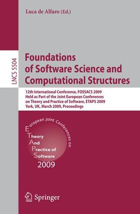 de Alfaro |  Foundations of Software Science and Computational Structures | Buch |  Sack Fachmedien