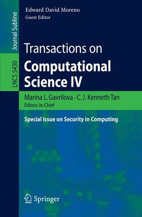  Transactions on Computational Science IV | Buch |  Sack Fachmedien