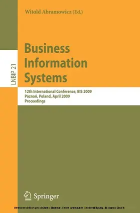 Abramowicz / Aalst / Mylopoulos | Business Information Systems | E-Book | sack.de