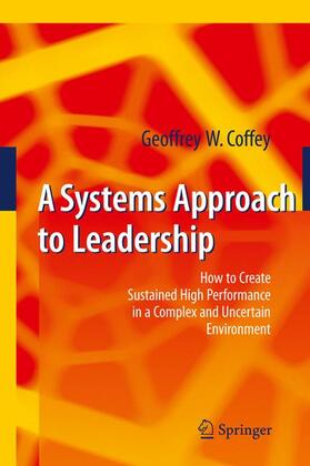 Coffey |  A Systems Approach to Leadership | Buch |  Sack Fachmedien