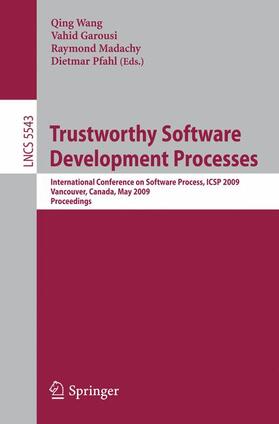 Wang / Pfahl / Garousi |  Trustworthy Software Development Processes | Buch |  Sack Fachmedien