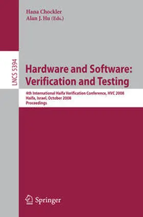 Chockler / Hu |  Hardware and Software: Verification and Testing | eBook | Sack Fachmedien