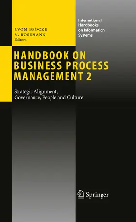 vom Brocke / Rosemann |  Handbook on Business Process Management 2 | eBook | Sack Fachmedien