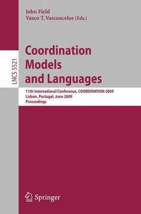 Vasconcelos / Field |  Coordination Models and Languages | Buch |  Sack Fachmedien
