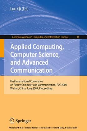 Luo / Qi |  Applied Computing, Computer Science, and Advanced Communication | eBook | Sack Fachmedien