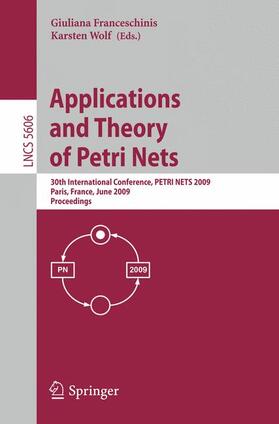 Wolf / Franceschinis |  Applications and Theory of Petri Nets | Buch |  Sack Fachmedien