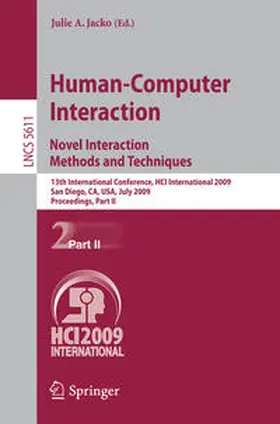 Jacko |  Human-Computer Interaction. Novel Interaction Methods and Techniques | eBook | Sack Fachmedien