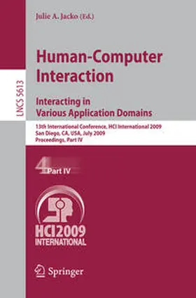 Jacko | Human-Computer Interaction. Interacting in Various Application Domains | E-Book | sack.de