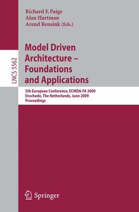 Paige / Rensink / Hartman |  Model Driven Architecture - Foundations and Applications | Buch |  Sack Fachmedien