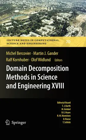 Bercovier / Gander / Kornhuber |  Domain Decomposition Methods in Science and Engineering XVIII | eBook | Sack Fachmedien