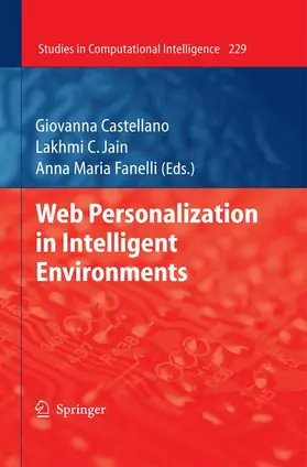 Castellano / Fanelli |  Web Personalization in Intelligent Environments | Buch |  Sack Fachmedien