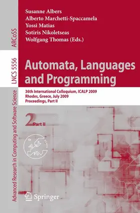 Albers / Marchetti-Spaccamela / Matias |  Automata, Languages and Programming | Buch |  Sack Fachmedien