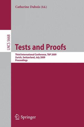 Dubois |  Tests and Proofs | Buch |  Sack Fachmedien