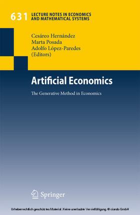 Hernández / Posada / López-Paredes |  Artificial Economics | eBook | Sack Fachmedien