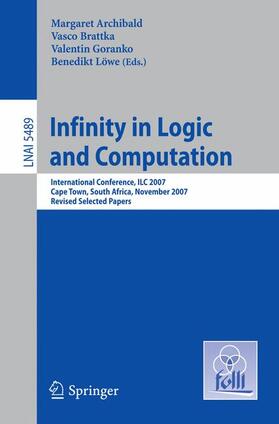 Archibald / Löwe / Brattka |  Infinity in Logic and Computation | Buch |  Sack Fachmedien