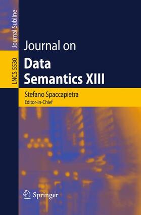 Song |  Journal on Data Semantics XIII | Buch |  Sack Fachmedien