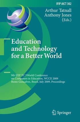 Jones / Tatnall |  Education and Technology for a Better World | Buch |  Sack Fachmedien