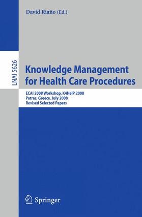 Riano |  Knowledge Management for Health Care Procedures | Buch |  Sack Fachmedien