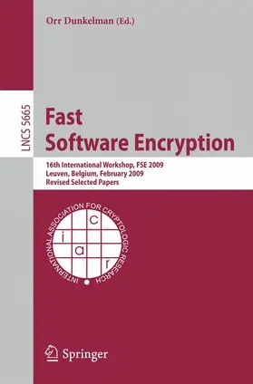 Dunkelman |  Fast Software Encryption | Buch |  Sack Fachmedien