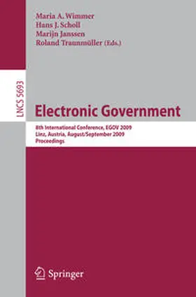 Wimmer / Scholl / Janssen | Electronic Government | E-Book | sack.de