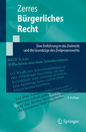 Zerres |  Bürgerliches Recht | eBook | Sack Fachmedien