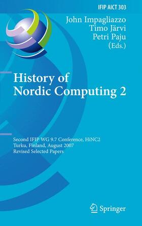 Impagliazzo / Paju / Järvi |  History of Nordic Computing 2 | Buch |  Sack Fachmedien