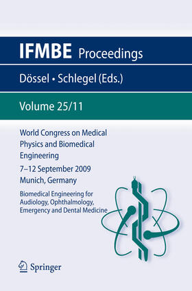 Dössel / Schlegel |  World Congress on Medical Physics and Biomedical Engineering September 7 - 12, 2009 Munich, Germany | eBook | Sack Fachmedien