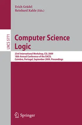 Grädel / Kahle |  Computer Science Logic | eBook | Sack Fachmedien