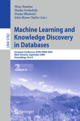 Buntine / Grobelnik / Mladenic |  Machine Learning and Knowledge Discovery in Databases | eBook | Sack Fachmedien