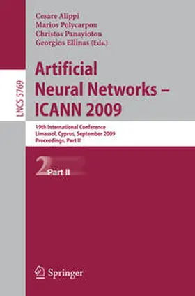 Alippi / Polycarpou / Panayiotou |  Artificial Neural Networks – ICANN 2009 | eBook | Sack Fachmedien