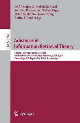 Azzopardi / Kazai / Robertson |  Advances in Information Retrieval Theory | Buch |  Sack Fachmedien