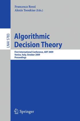 Tsoukias / Rossi |  Algorithmic Decision Theory | Buch |  Sack Fachmedien
