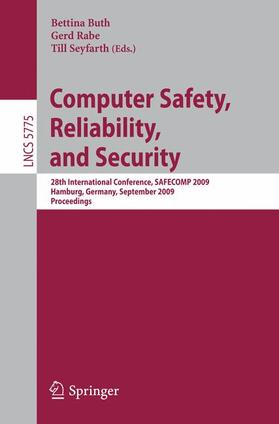 Buth / Seyfarth / Rabe |  Computer Safety, Reliability, and Security | Buch |  Sack Fachmedien