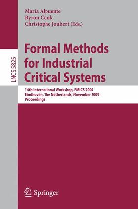 Alpuente / Joubert / Cook |  Formal Methods for Industrial Critical Systems | Buch |  Sack Fachmedien
